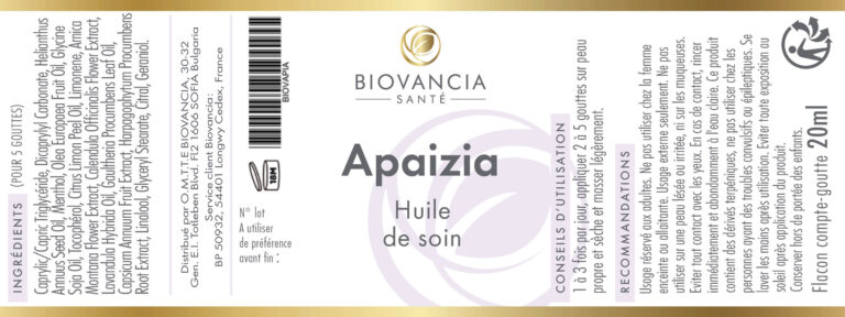 Apaizia étiquette