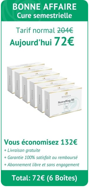 nutramag b6 6 boîtes