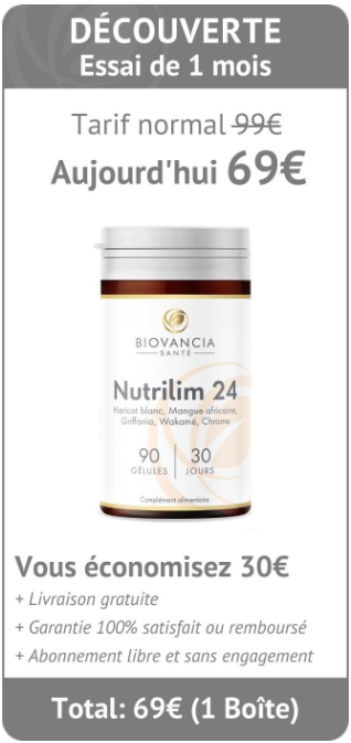 Nutrilim 24 1 boite