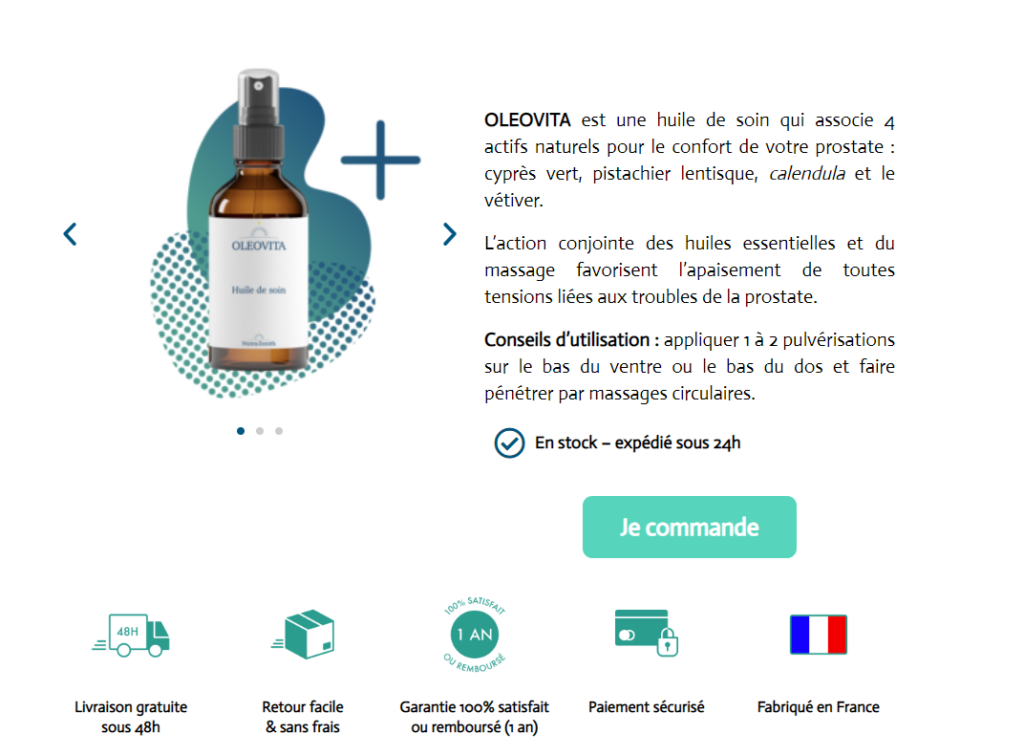 Oleovita achat