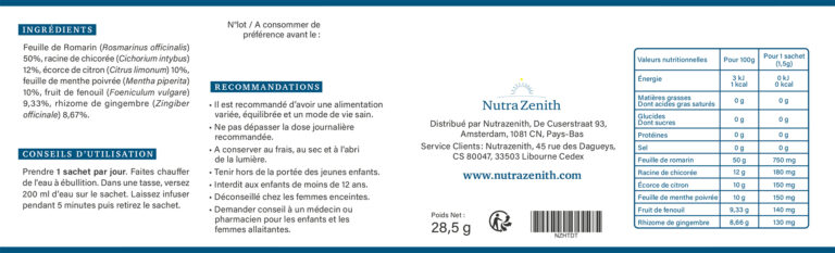 Tisane pureté composition