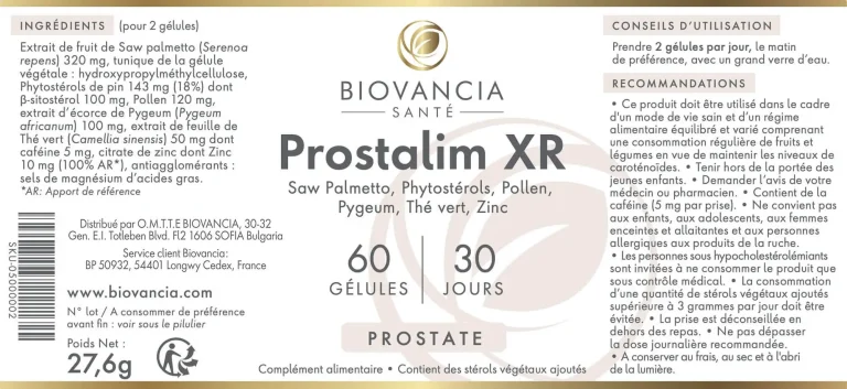 prostalim xr composition