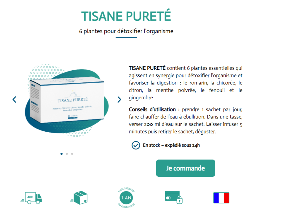 tisane pureté achat