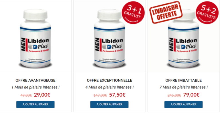 Libidon plus prix