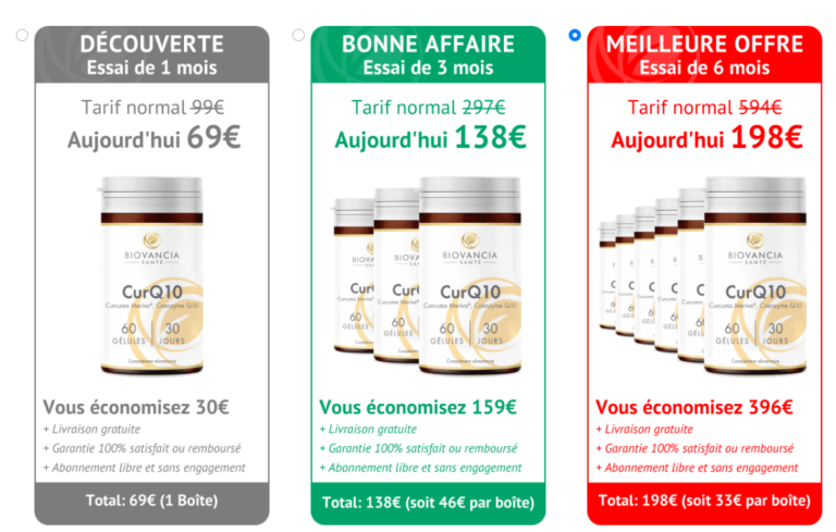 curq10 prix