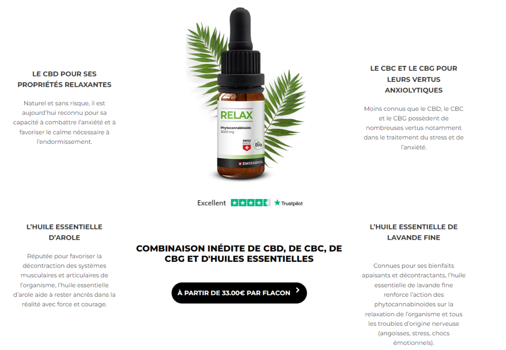cbd avis sur swissbiol relax