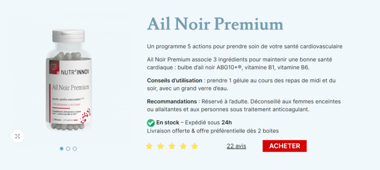 Ail noir premium avis