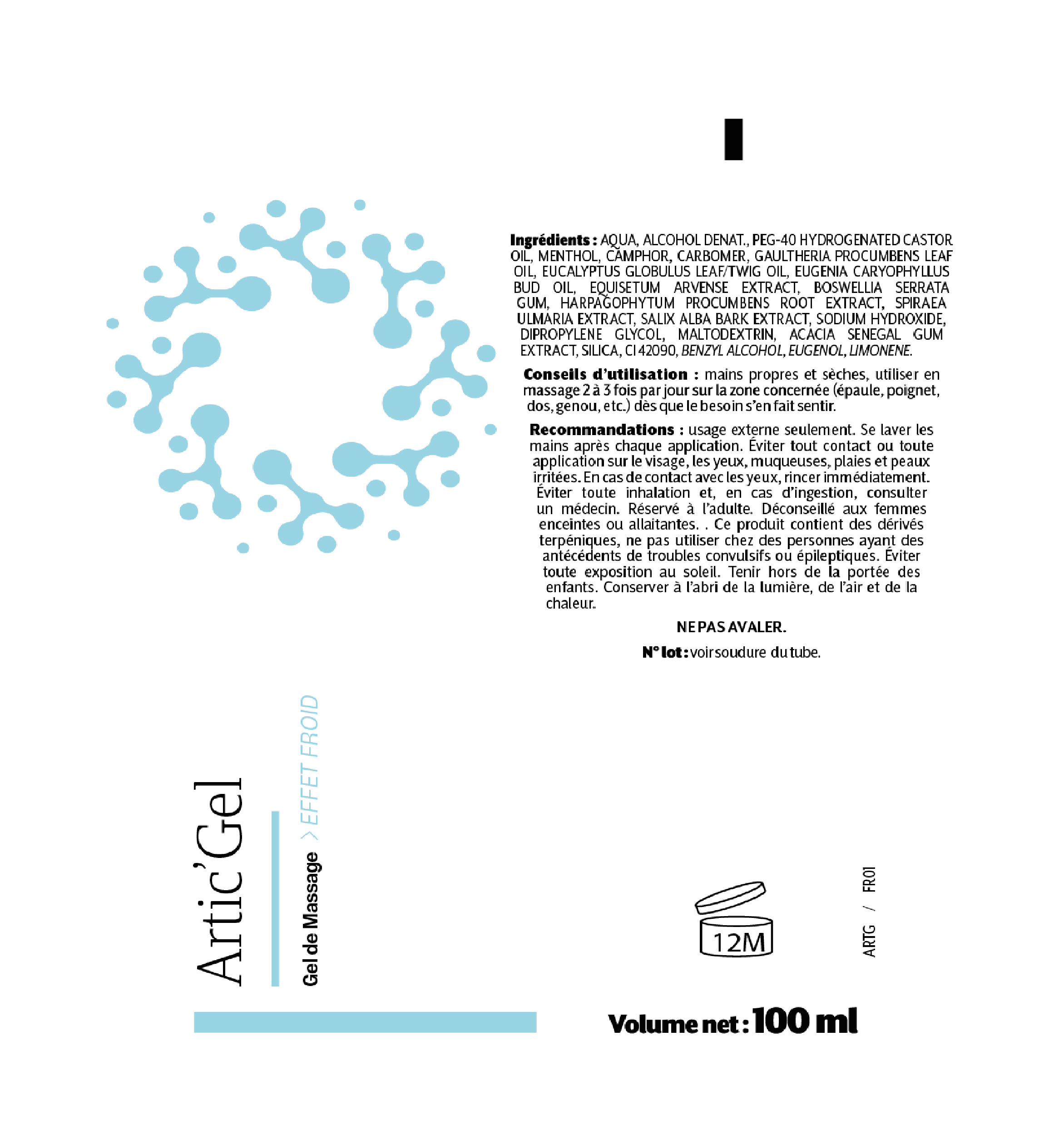 artic'gel composition