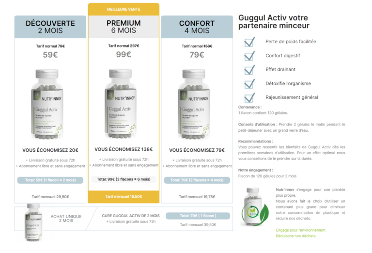 guggul activ avis