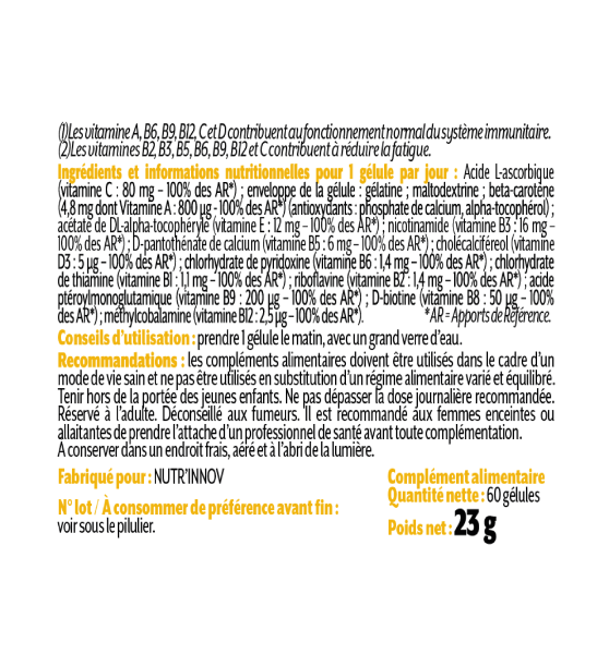 multivit 11 composition
