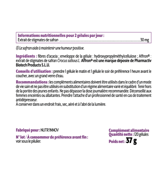 safran premium composition